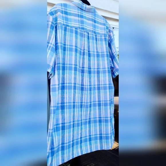 NWT - IZOD Men's Big & Tall Classic Fit Shirt - Cornflower Blue - Size XLT - Picture 11 of 16